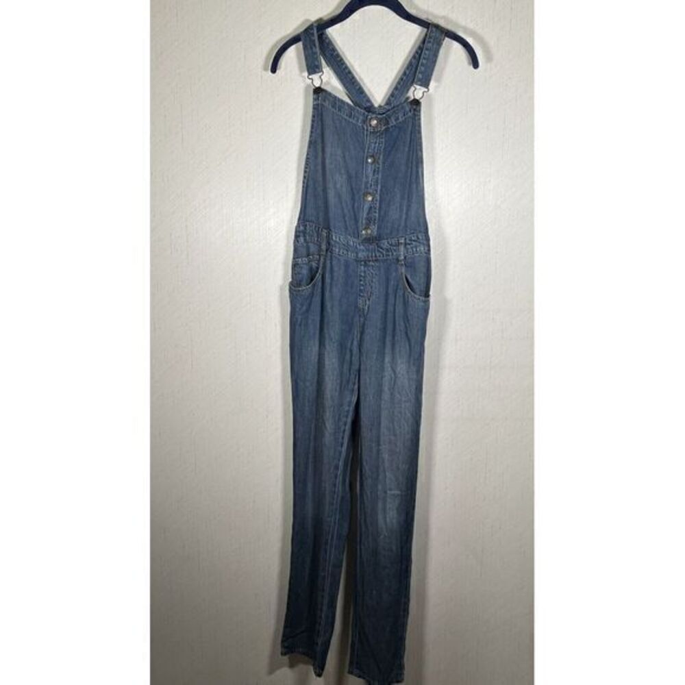 Cat & Jack Youth Overall Jean Distressed Super Soft Lightweight Denim XL 14/16